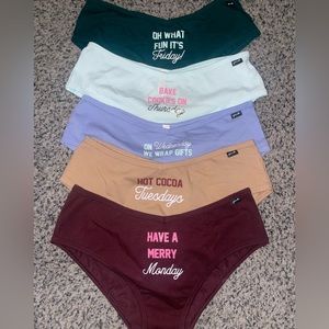 PINK Holiday Daily underwear